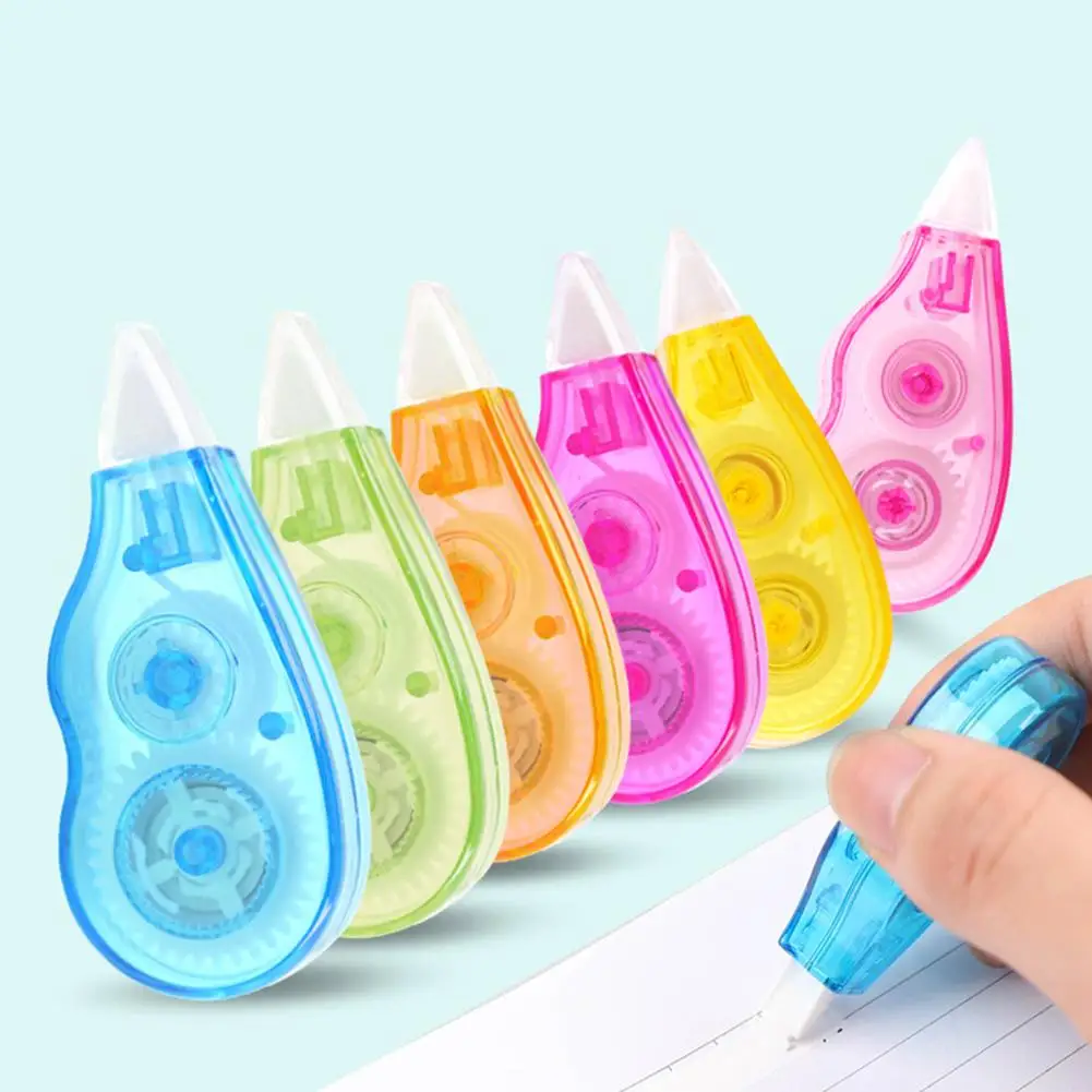 Juego de 6 Cintos Correctoras Kawaii سينتا مصحح ميكانيكا دي ديزينو بونيتو بيرفكتا بارا ديكور يوميات Yüniles Escolares