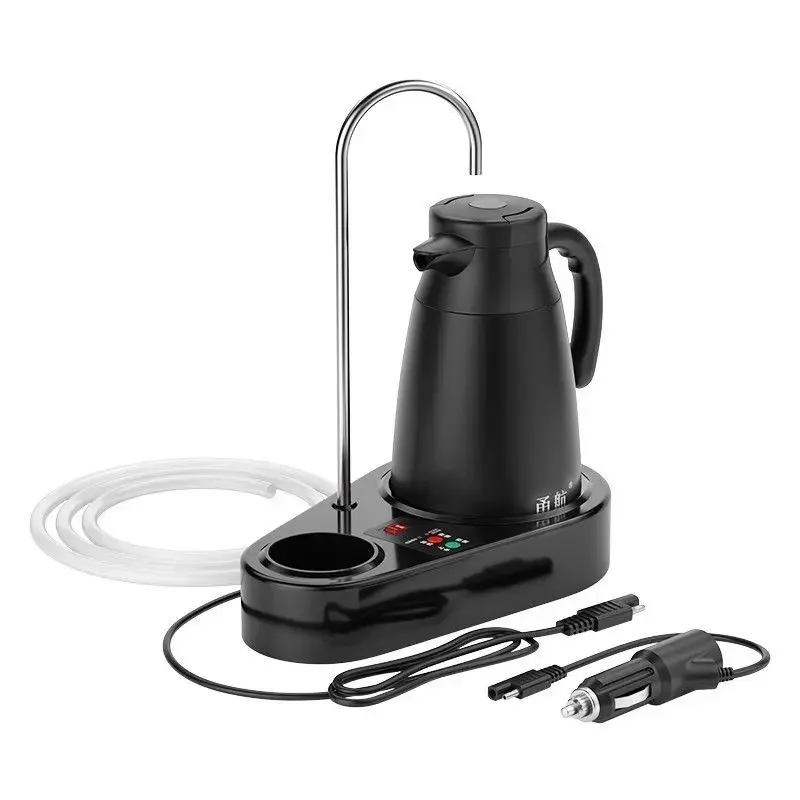 Durable Car Kettle Water Dispenser 24v Truck Electric Heating Kettle Automatic Cart Boiling Water Heater