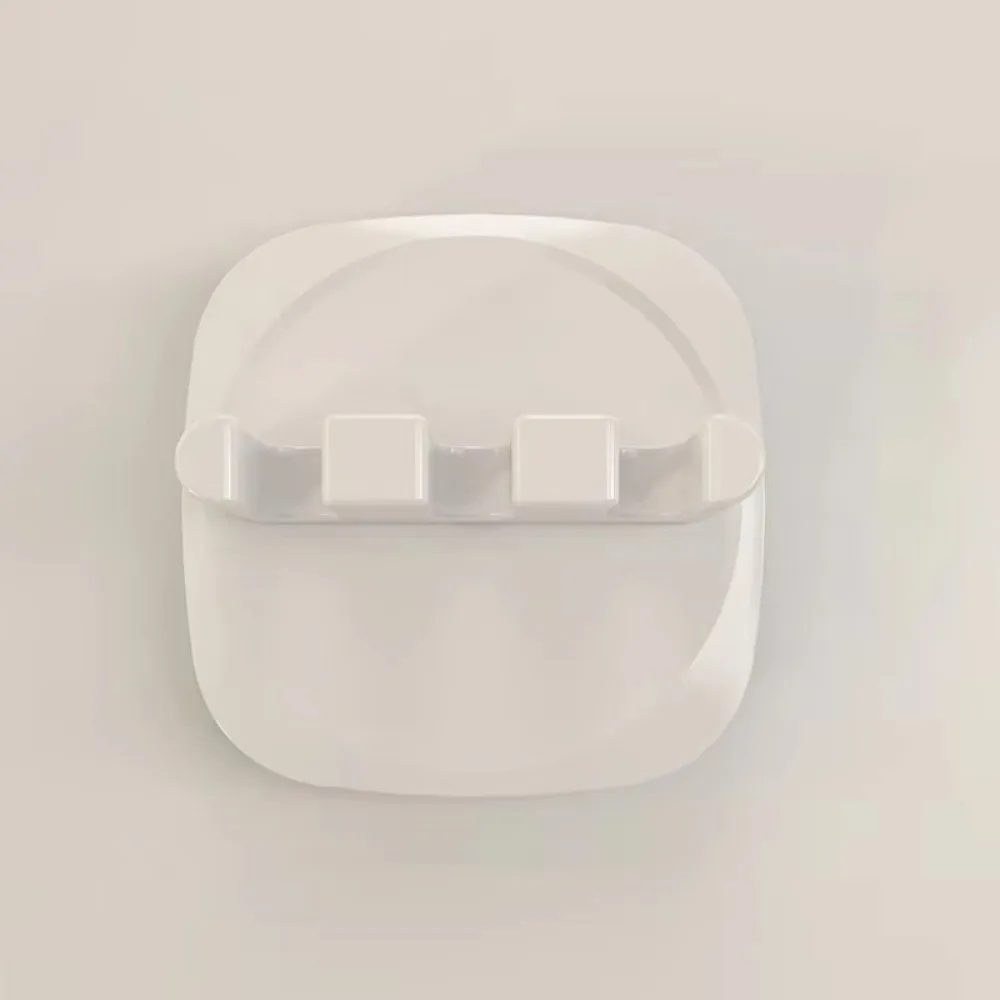 Halter für elektrische Zahnbürstenköpfe, selbstklebender, wasserdichter Zahnbürstenhalter, verschleißfester, an der Wand montierter Zahnbürstenständer – Detail 5
