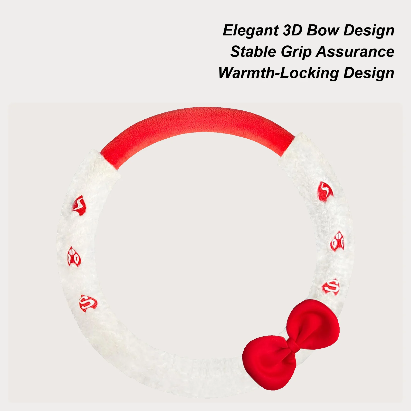 

Чехол на руль женский плюшевый милый бант автомобильные аксессуары для интерьера плюшевые чехлы на руль для прицепа грузовика