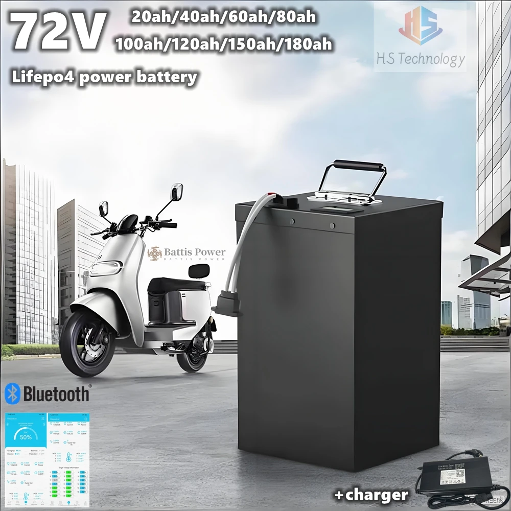 72V 40Ah Lifepo4 Battery Pack - power battery 72V 20ah 40ah 60ah