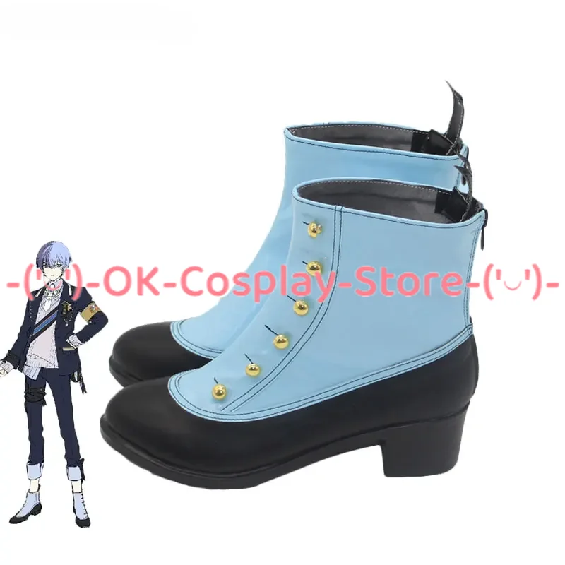 Aoyagi Toya Cosplay Shoes Game Project Sekai Colorful Stage PU Shoes Halloween Carnival Boots Cosplay Props Custom Made