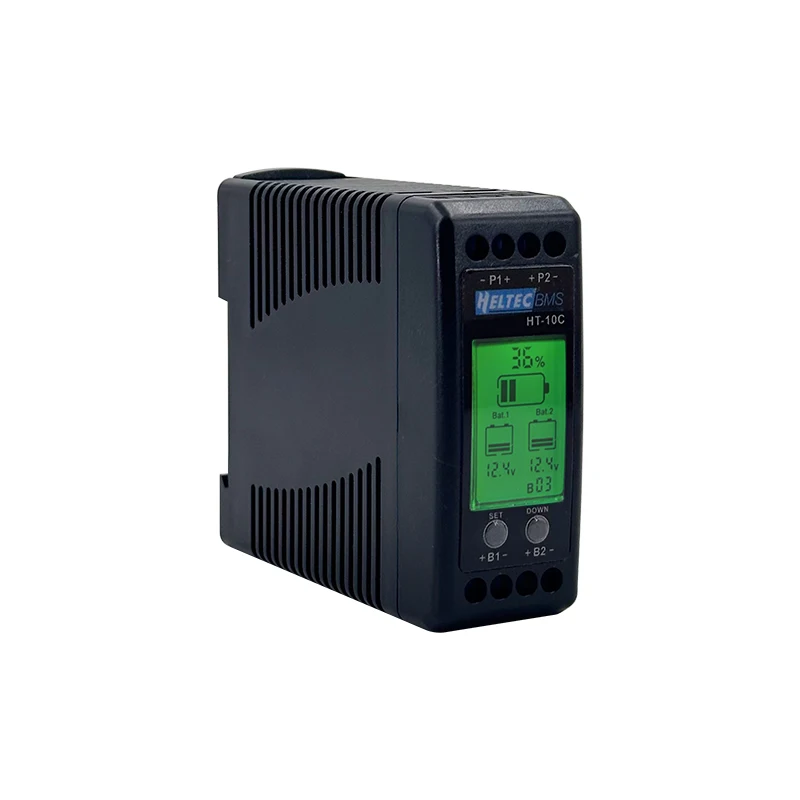 Heltec 1pc 12V Battery Equalizer Voltage Controller Lead Acid Batteries Balancer Connect Parallel Series LCD