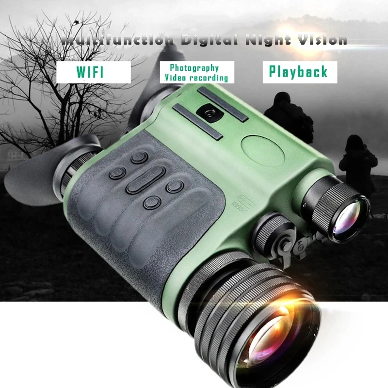 ZIYOUHU-Hunting Infrared Digital Night Vision Camera, HD Camera, WiFi Connection, Mobile Phone Image, Video Recording, 6-30x50