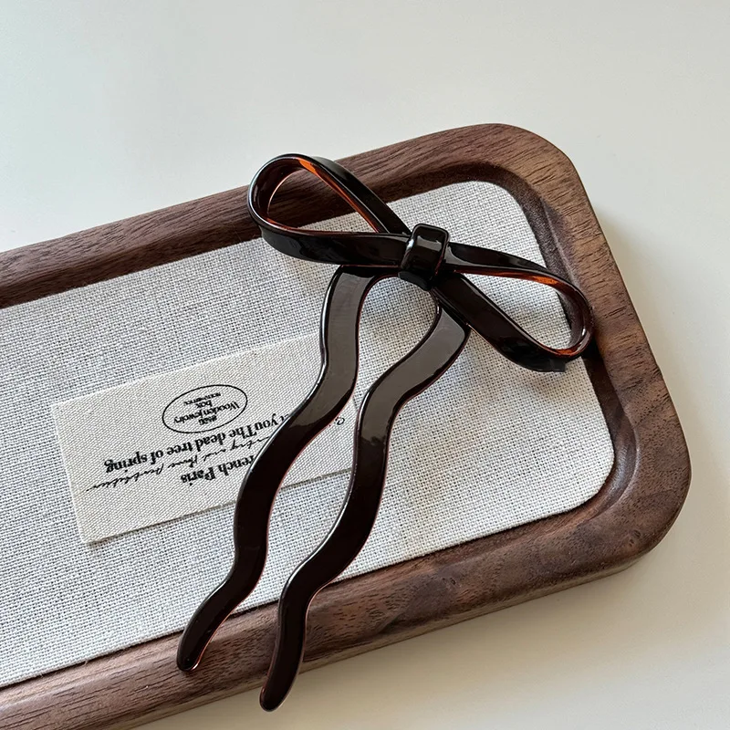 DuoShang 10 سنتيمتر القوس U على شكل دبوس الشعر الفرنسية الرجعية خلات الشعر العصي بلون دبوس الشعر للنساء الفتيات Ins إكسسوارات الشعر