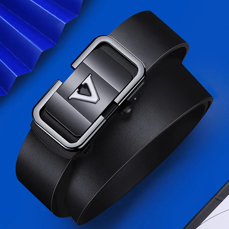 Luxury Brand Men Belt High Quality Leather Business Designer famous Belts for men Jeans Strap Male Metal Buckle belt