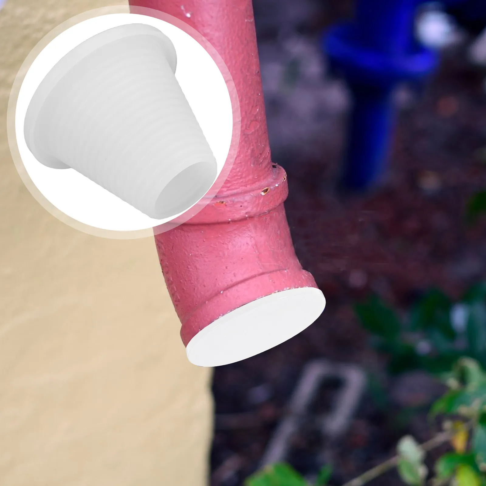 3Pcs Silicone Flexible Pipe Plugs White Tapered Stopper Caps Leakproof Bottle Hole Sealing Laboratory Industrial Food Grade