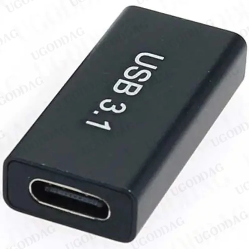 1/2 PCS USB 3.0 Coupler Female to USB Type C Female Adapter Super Speed USB3.0 Type-C Extender Connection Converter