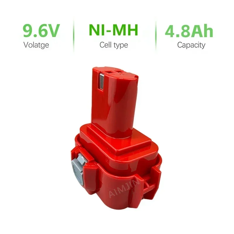 9,6 V se utiliza para Makita Battery4.8AH batería recargable para Makita PA09 9120 9122 9134 9135 9135A reemplazar la batería de la herramienta eléctrica