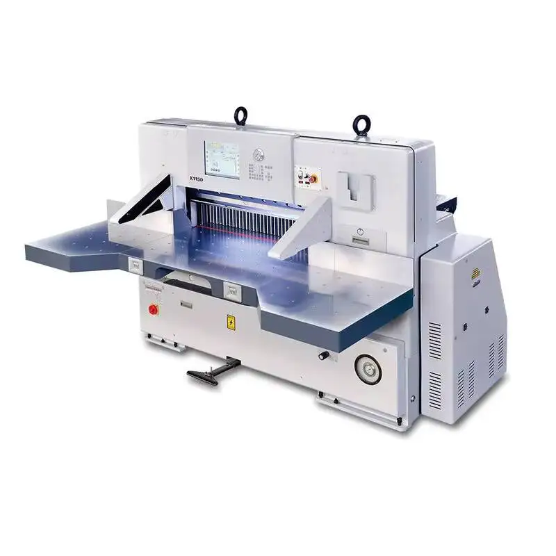 CE High-quality Hydraulic Worm Gear Drive Head Cutter Digital Display Paper Cutting Machineand Kraft Paper Cutting Machine