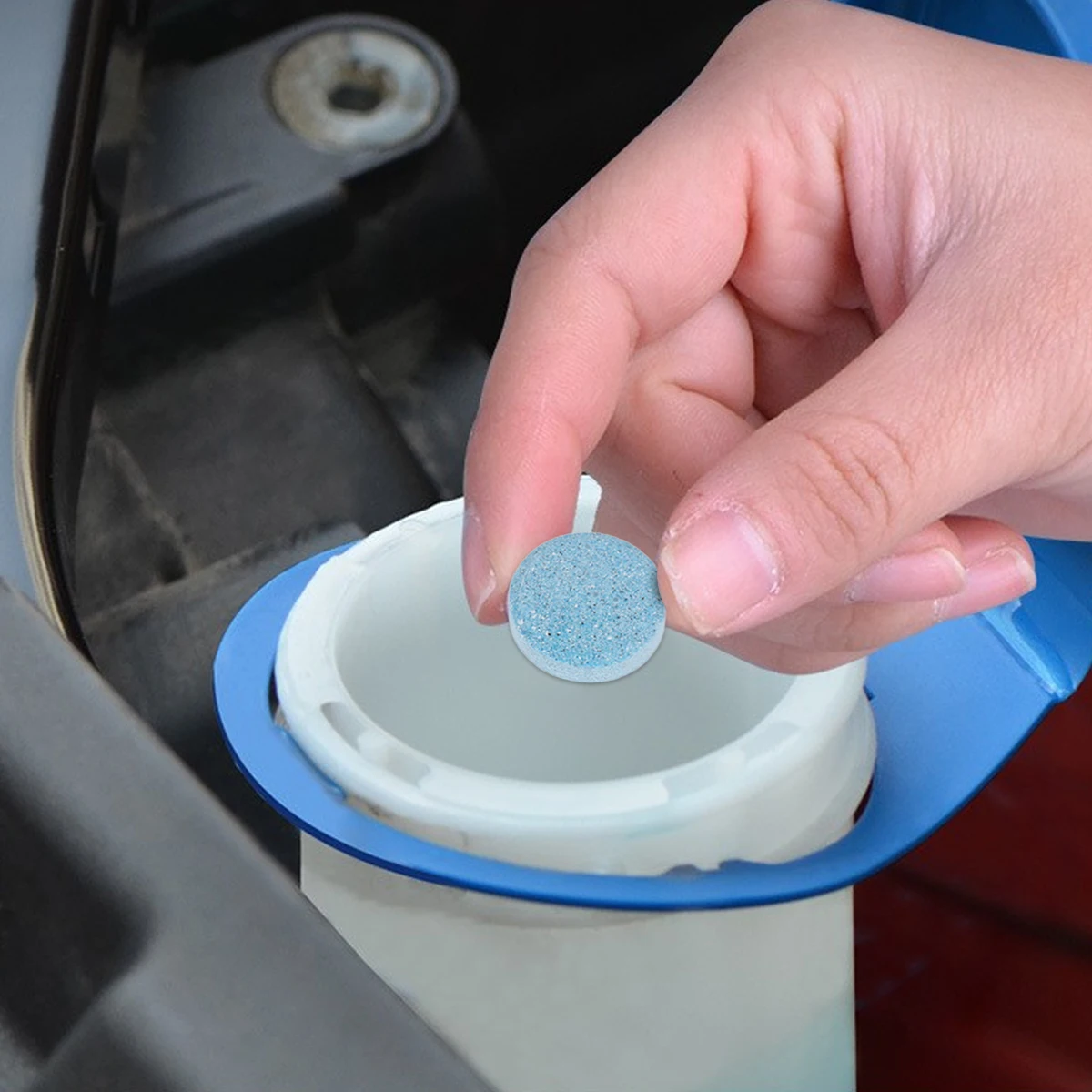 

30pcs Cleaning Windshield Glass Cleaner Effervescent Auto Accessories Solid Tabs Easy Storage Accessories