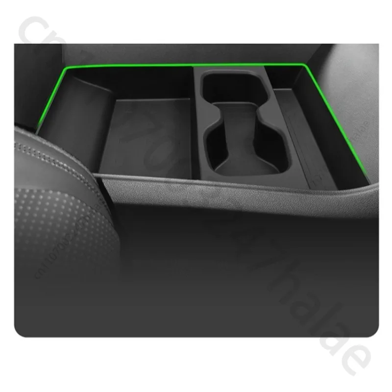 Center Console Lower Storage Box ABS Organizer Non Slip Anti Rattle No Drill Fit Accessories For HYUNDAI Santa Fe 2024-2026