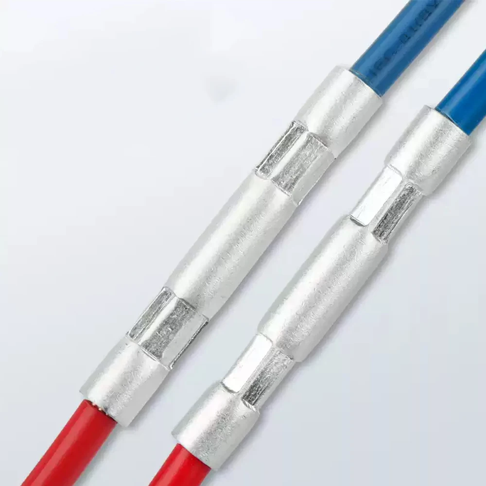 GL-10/16/25/35/50/75~300 mm2 Aluminum Wire Pipe Cable Hole Passing Connecting Sleeve Tube Ferrule Lug Connector Crimp Terminal