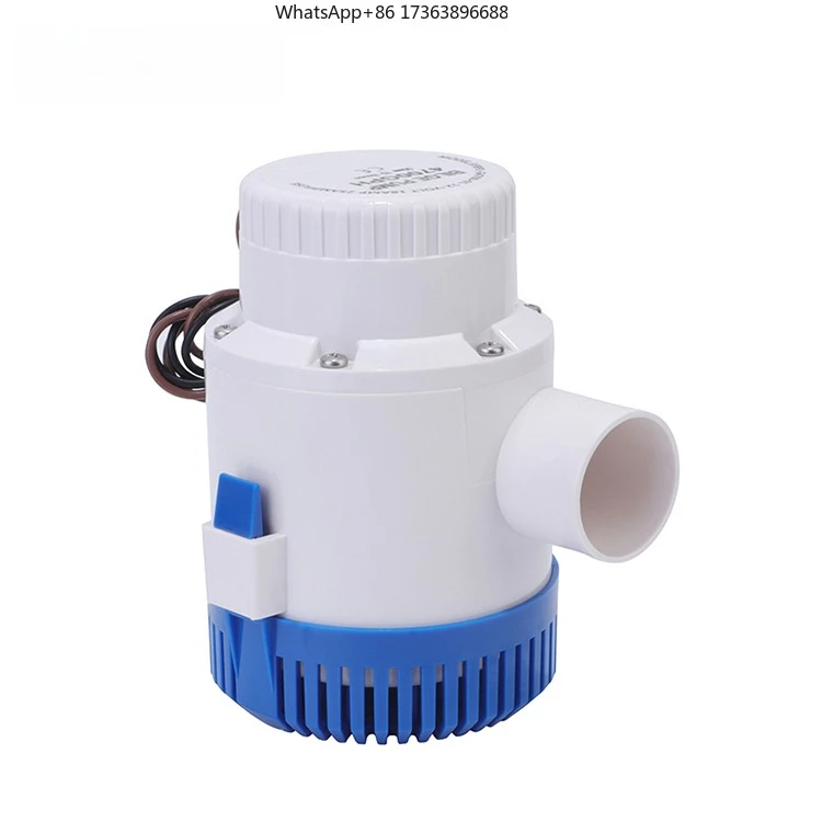 STARFLO 12V 4700 GPH Marine Plumbing Boat Non Automatic Bilge Pump Submersible Electric 12v Submersible Bilge Pump