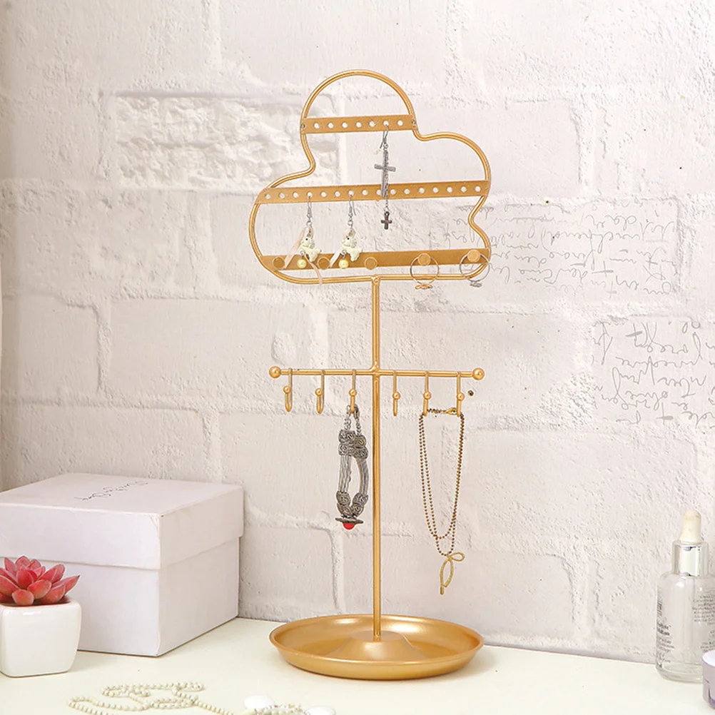 

1 шт. подставка уникальной формы, устойчивая основа, стеллаж для хранения ювелирных изделий, серьги, ожерелье, держатель для браслета