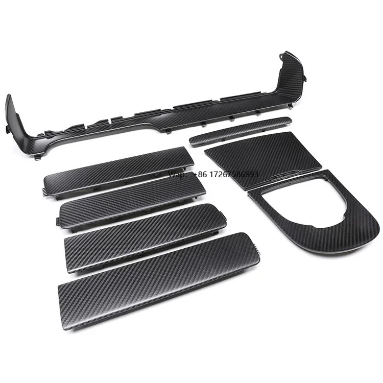 

Upgrade Car Dry Carbon Fiber Interiors for G-Class W464 G63 G500 G350d Central Control Door Modification