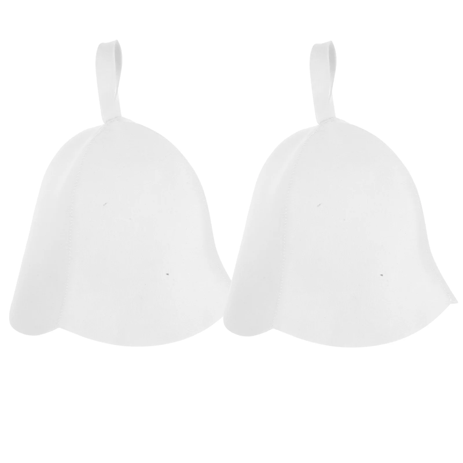 

2pcs Felt Sauna Hat For Men Women Russian Steam Hair Protection Absorbent Heat Insulation Spa Bath Headgear Thermal Cap Unisex
