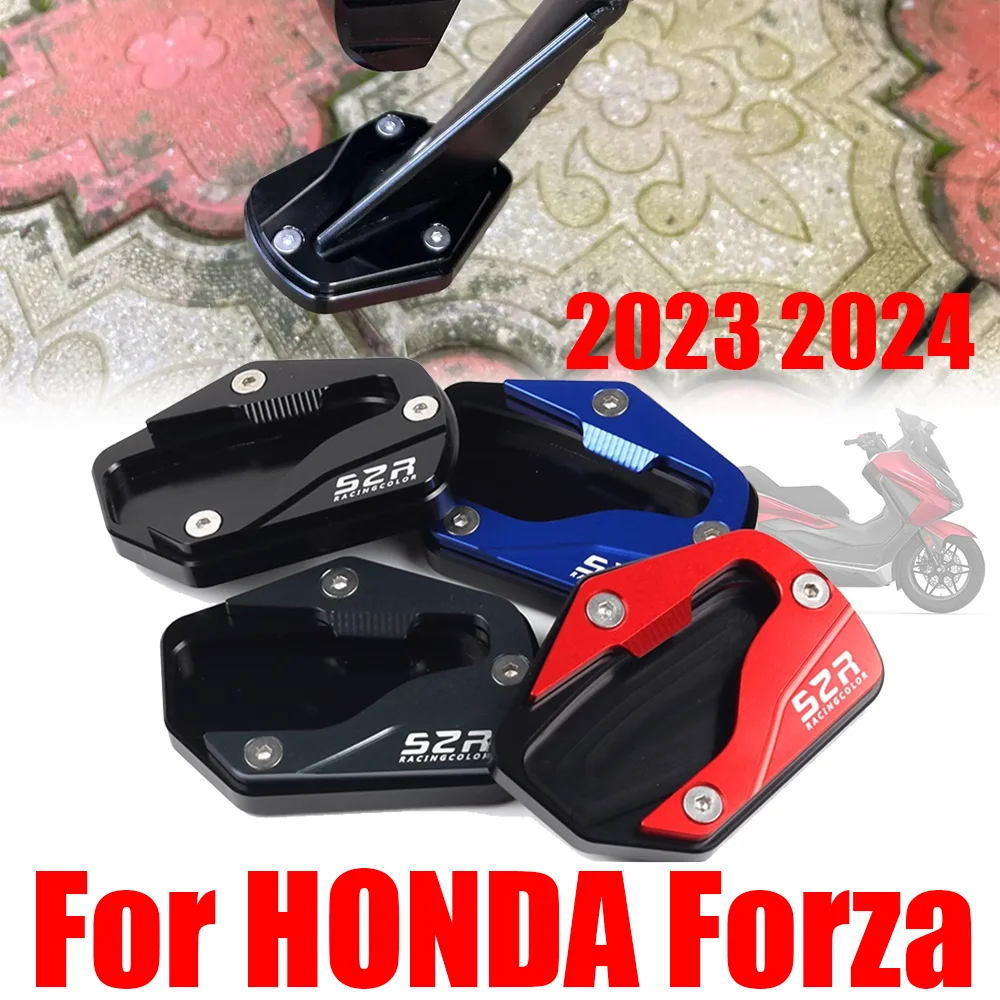 

For HONDA Forza 350 300 250 125 Forza350 Forza300 Forza125 Accessories Kickstand Foot Side Stand Extension Pad Support Plate