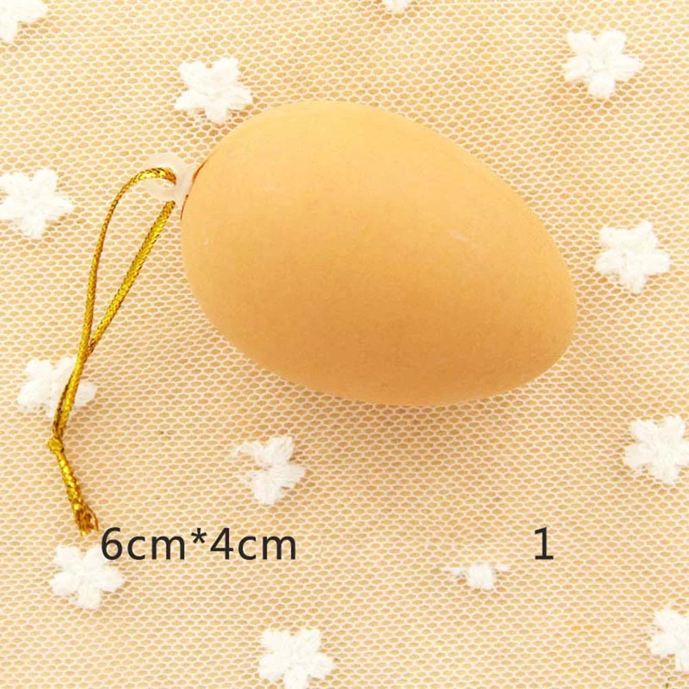 12Pcs Hand Painted Plastic Easter Eggs Realistic Look Interactive Children's Activity Set for Holiday Decoration Craft