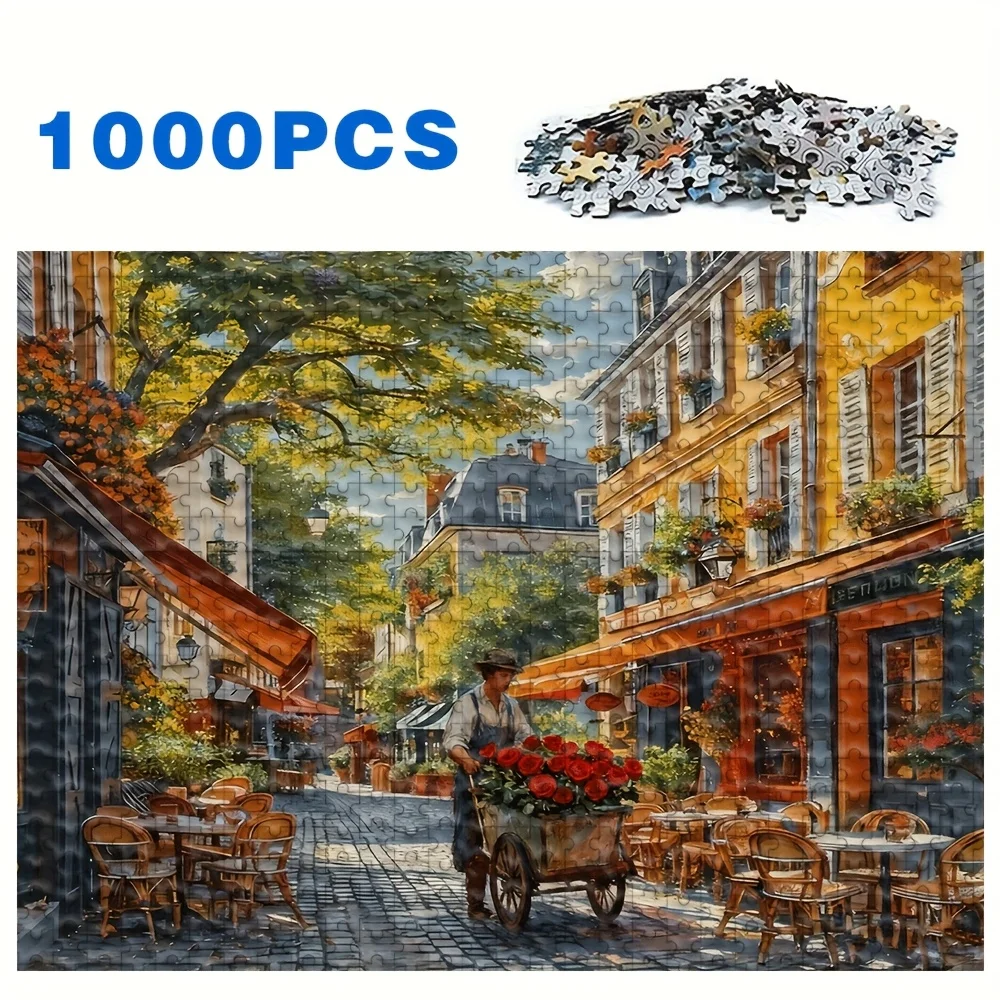 500/1000ピース 大人向けパズル、高品質でリラックスできるファミリーゲーム、誕生日、クリスマス、ハロウィン、ギフトに最適、ベストチョイス