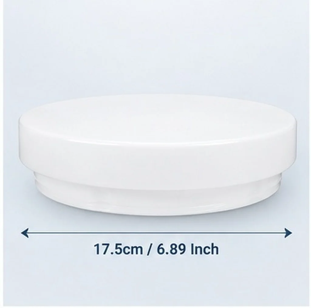 Ceiling Fan Lamp Shade Acrylic White Modern Minimalist Fan Light Cover Replacement Living Room Bedroom Office Soft Light