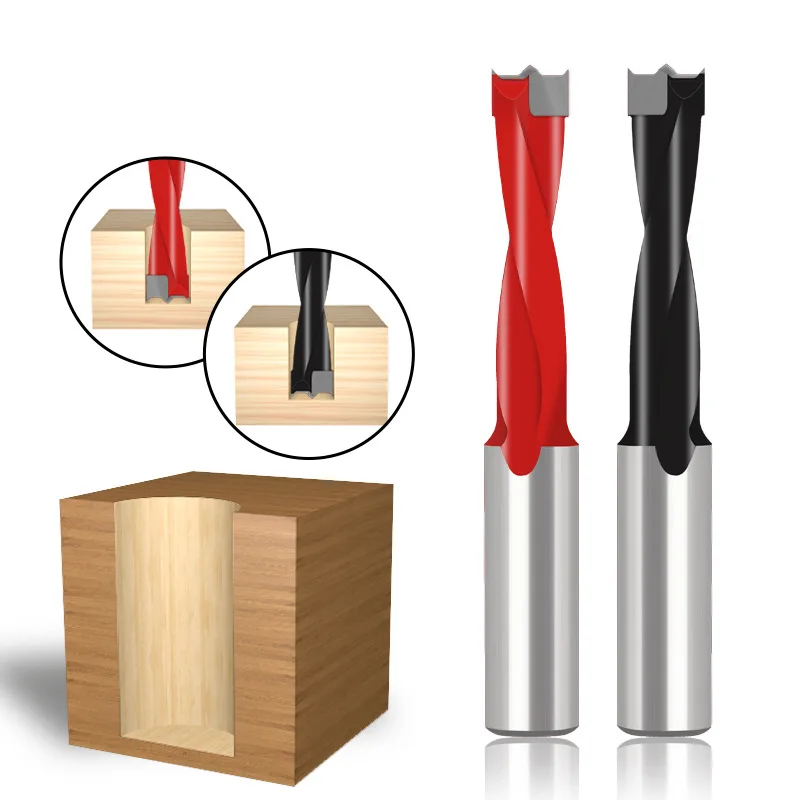 1 buah mata bor Router kayu kiri/kanan 70mm, mata bor baris rotasi panjang 2 seruling karbida Forstner, lubang Router 3 Mm hingga 35mm