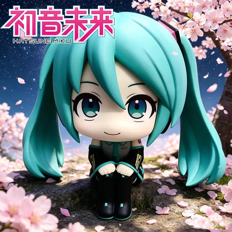 

Anime Hatsune Miku Look Up Pretty Girl Model Handmade Toy desktop decoration Christmas Gift For Friends Surprise Gift Toys