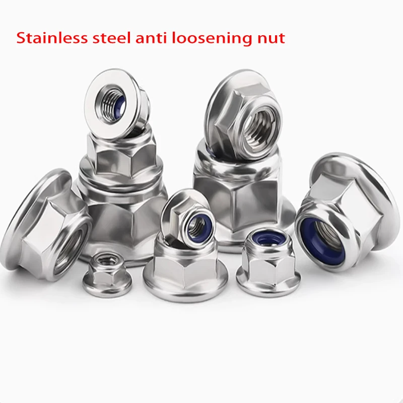 Flange Nut Lock Nut M3 - M16 High Quality Stainless Steel Hexagon Hex Head Serrated Spinlock DIN6923﻿
