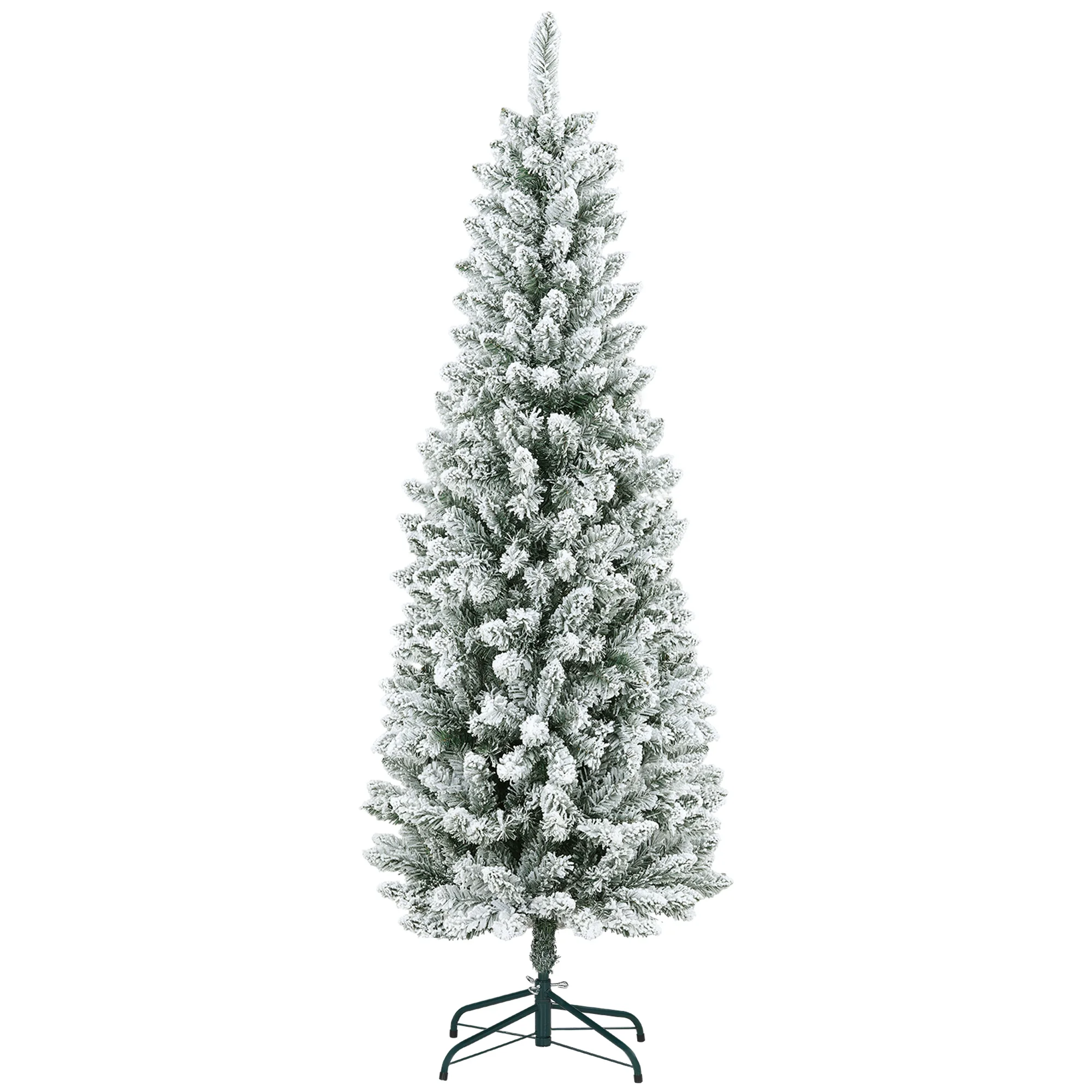 HOMCOM Christmas tree 180 cm with 479 branches and green Metal support