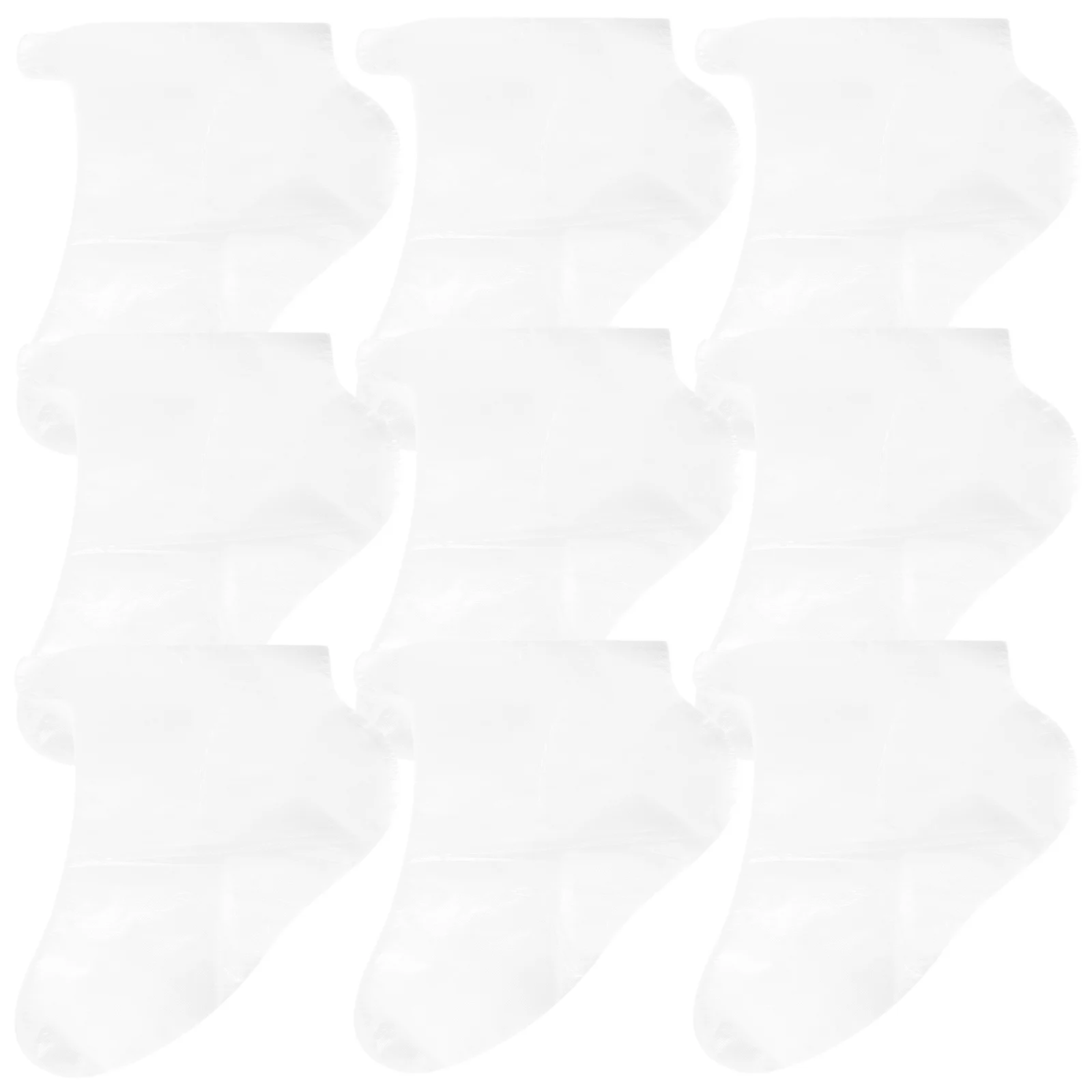 200Pcs Disposable Foot Covers Transparent Protective Sleeves Spa Foot Care Pedicure Socks Disposable Feet Covers