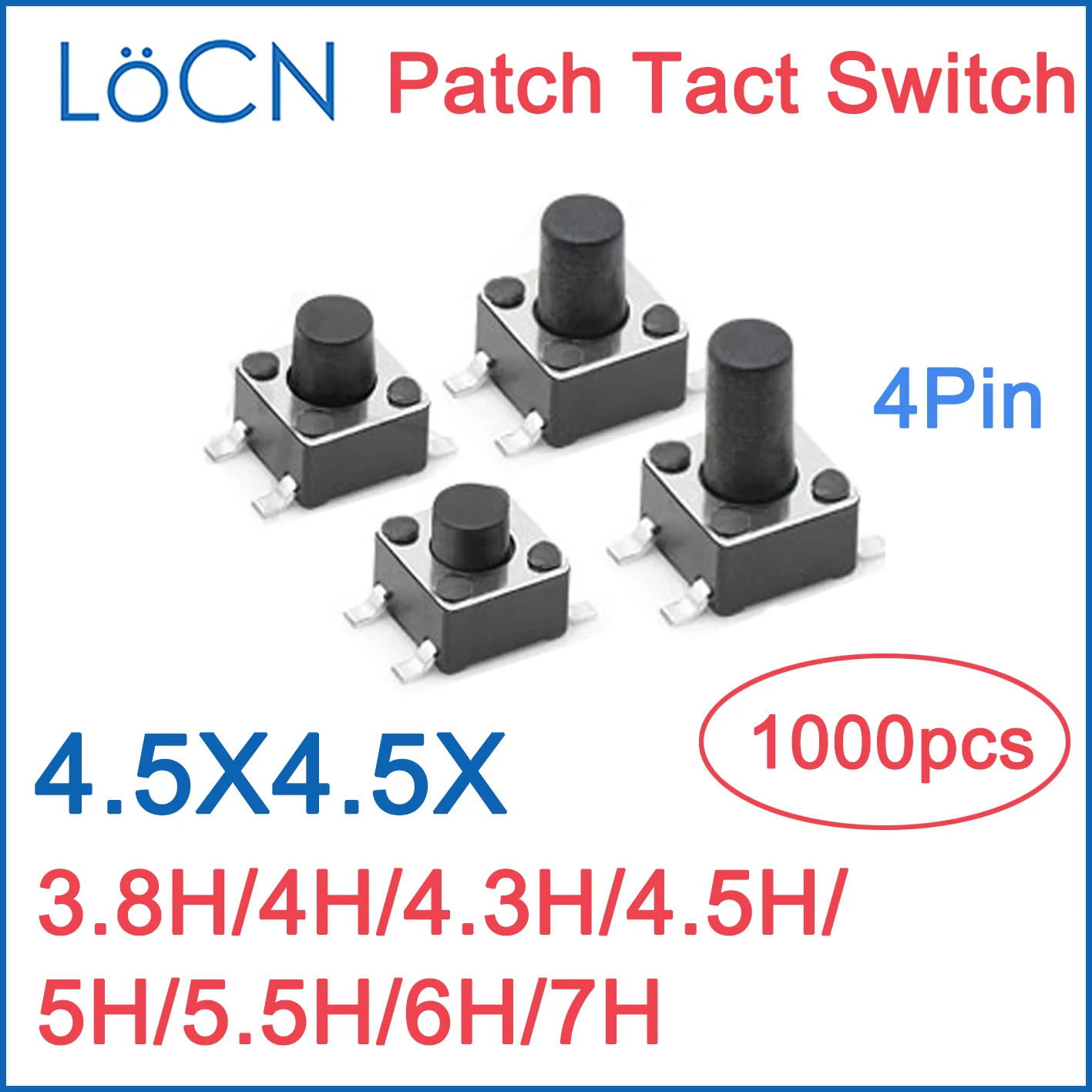 Tact Switch 4.5X4.5…