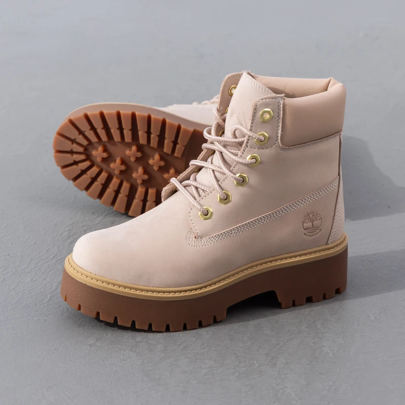 

Женская повседневная обувь Timberland, уличная походная обувь, рабочая одежда, ботинки Martin на толстой подошве, увеличивающие рост, A6Awcdr1