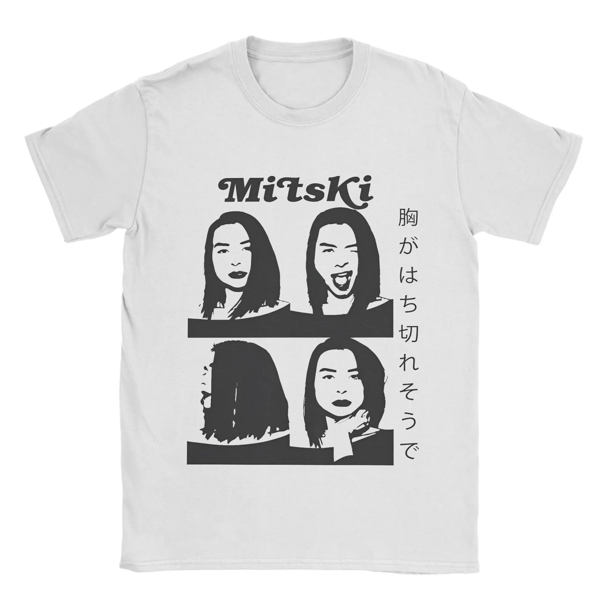 الرجال تي شيرت المغني ميتسكي الترفيه 100% القطن تيز قصيرة الأكمام تي شيرت Crewneck بلايز هدية