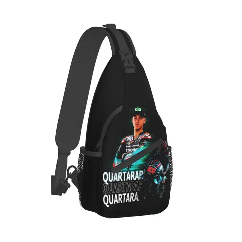 Fabio Quartararo-mochila de hombro cruzada para hombre, bolso de pecho personalizado, mochila de viaje