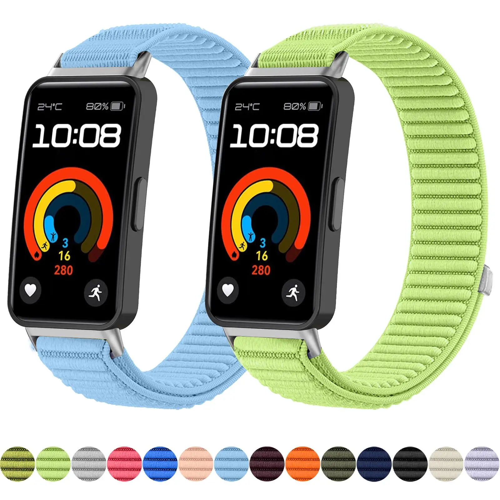 

Nylon Loop For Huawei Band 10 8 9 Strap Sport Watchband Bracelet For Huawei Band 10 9 8 Smartwatch Accessories Wristband Correa