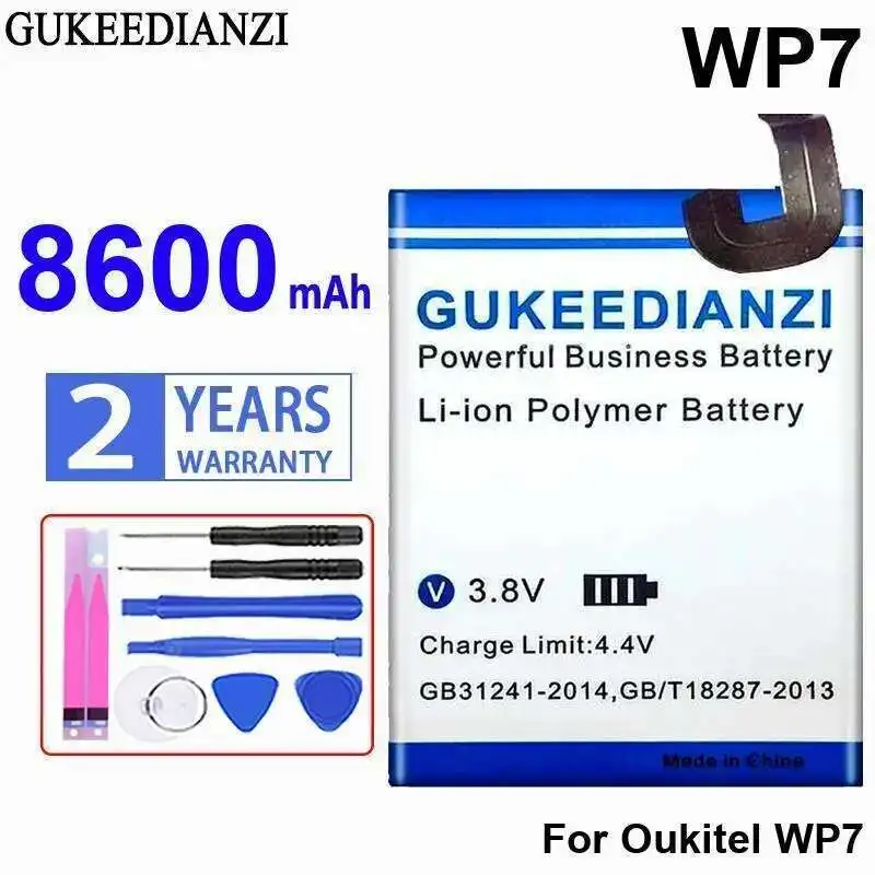 

Аккумулятор мобильного телефона для Oukitel WP7, долговечный, 8600 мАч