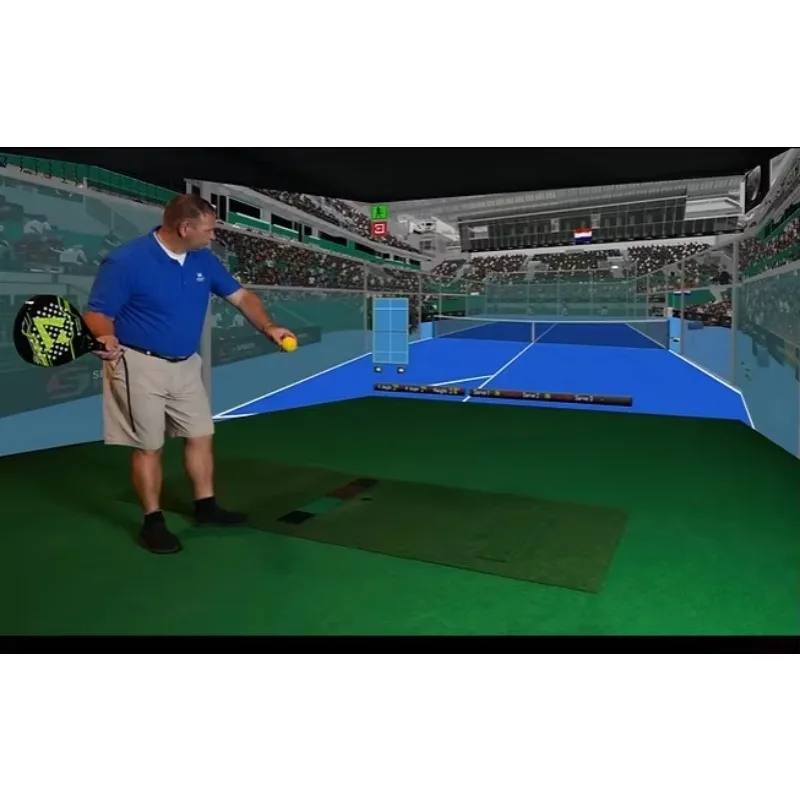 Interactive Tennis Padel Wall Indoor Simulator Digital Sports and Entertainment Equipment Tennis Interactive Games Supplier