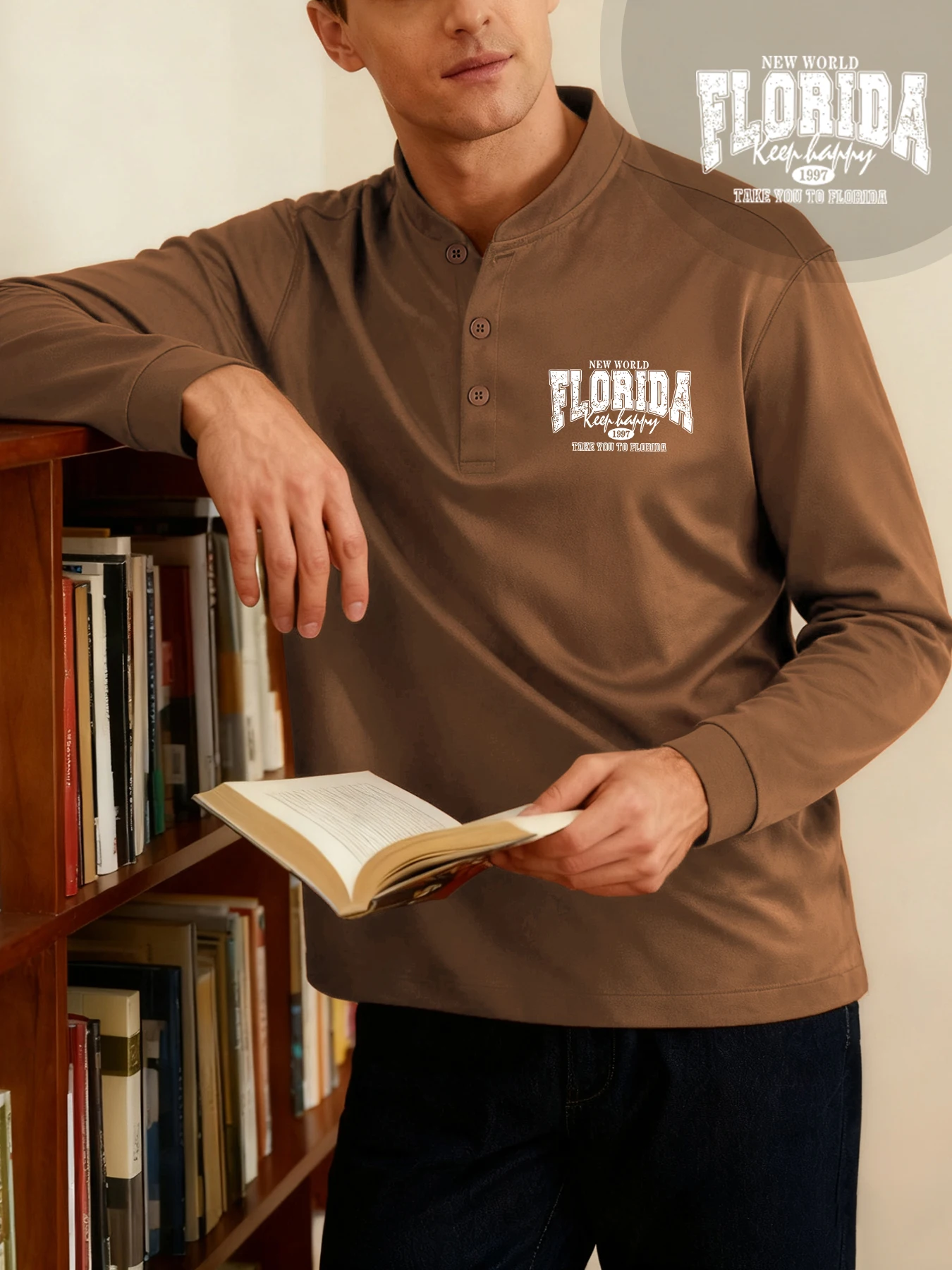 العالم الجديد فلوريدا 1997 يطبع هينلي قميص الرجال الخريف تنوعا تي شيرت تنفس الأساسية الشارع الشهير كل مباراة لينة طويلة الأكمام