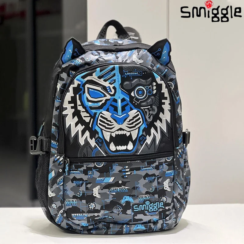 In Stock Genuine Australia Smiggle Children Student School Bag Stationery Pen Case Double Shoulder Backpack Student Gift