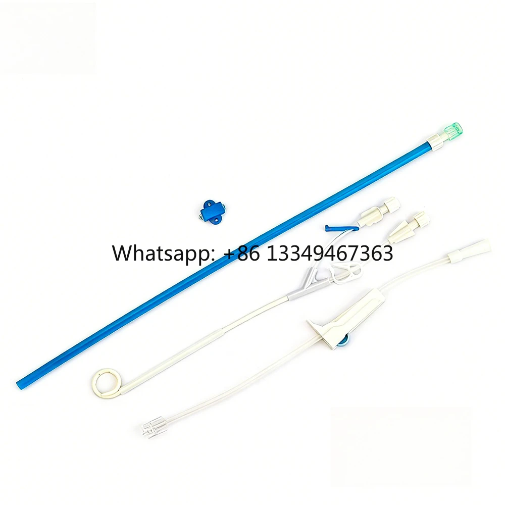Disposable Peritoneal Dialysis Drainage Catheter Kit with Trocar Pigtail Chest Drainage Catheter