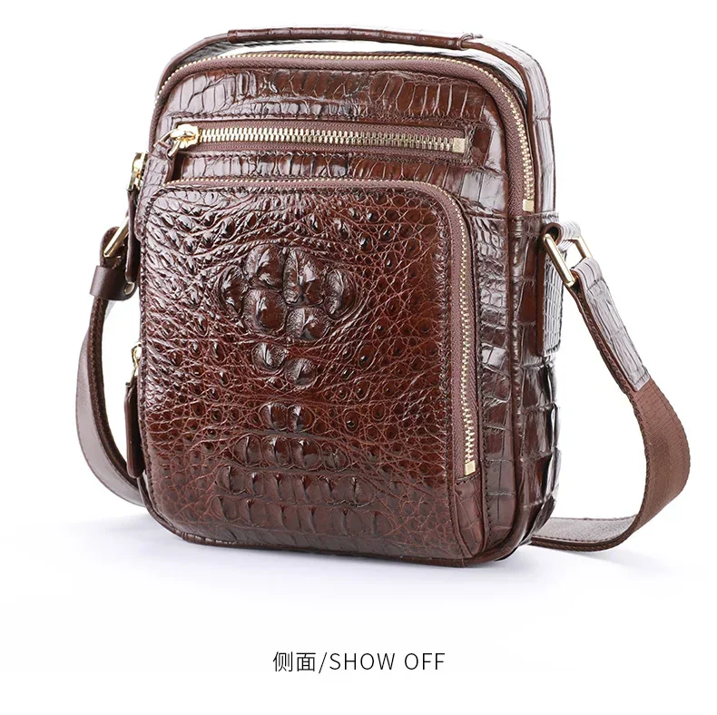 

mafeimengge new crocodile bag Men One shoulder bag Business fashion leisure MenCross-body