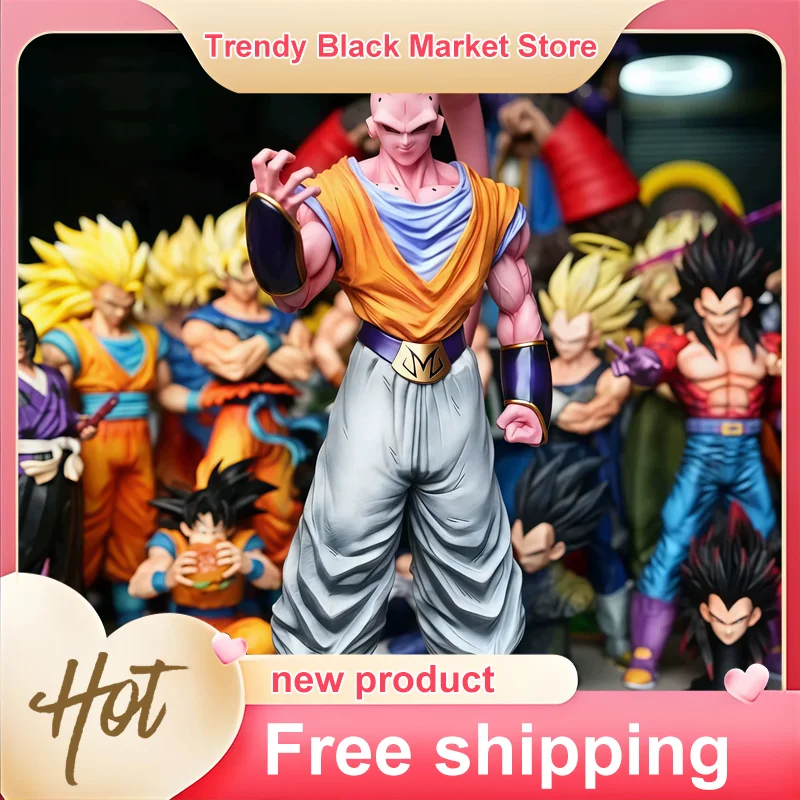 

YS Dragon Ball Z Majin Buu Gohan Anime Action Figure Statue 39cm 15 35 Inch Pvc Collection Model Toy For Anime Collectors Gift