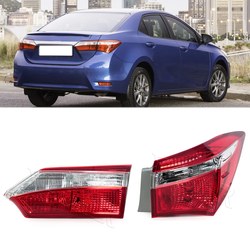 

Rear Tail Light Outside Inside Turning Signal Brake Lamp Warning Light For Toyota Corolla 2014-2018 81591-02570 81581-02570