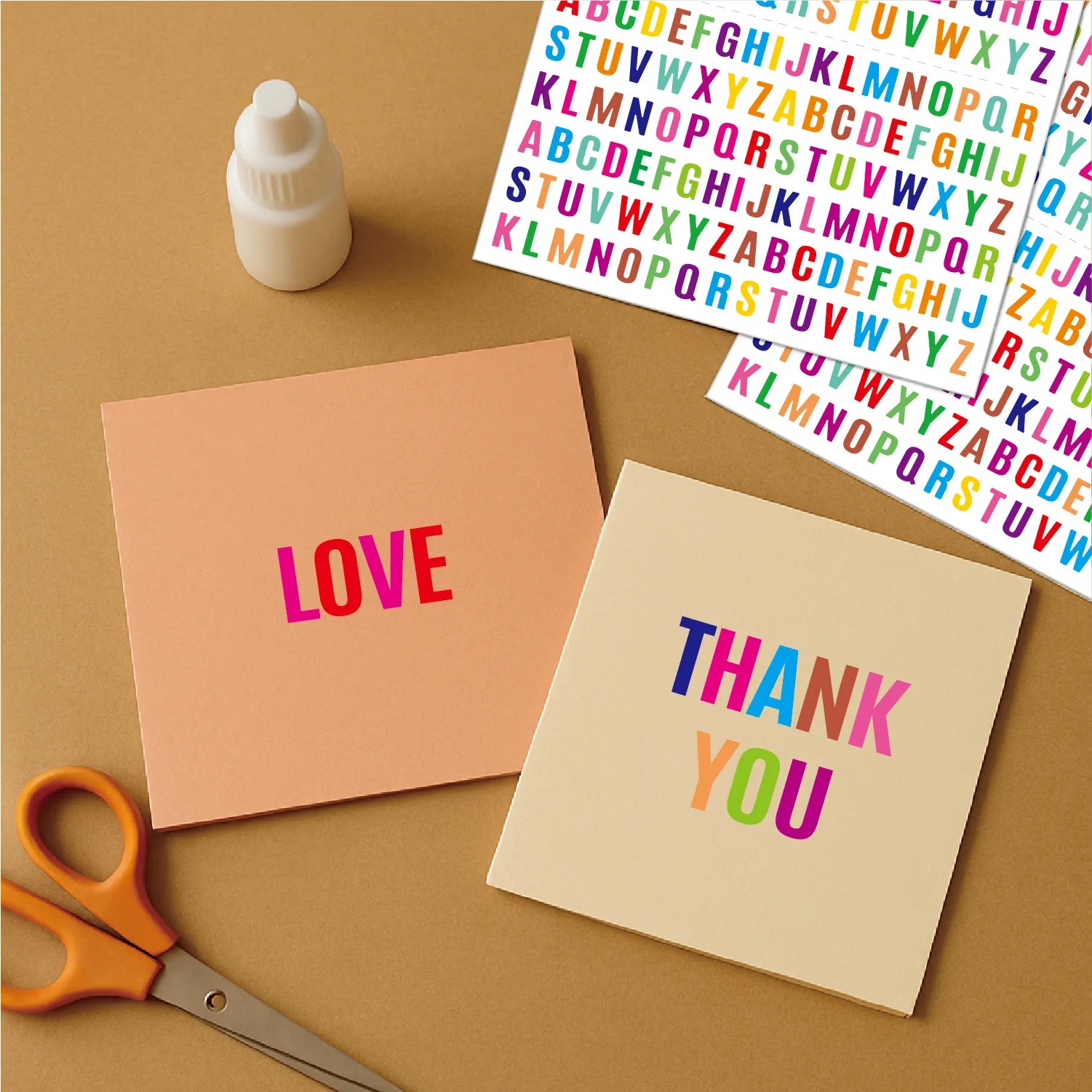 2Sheets 26 Alphabet A-Z Planner Stickers Waterproof Colorful Creative DIY PVC Letter Sticker For Kids Cup Laptop DIY Scrapbook