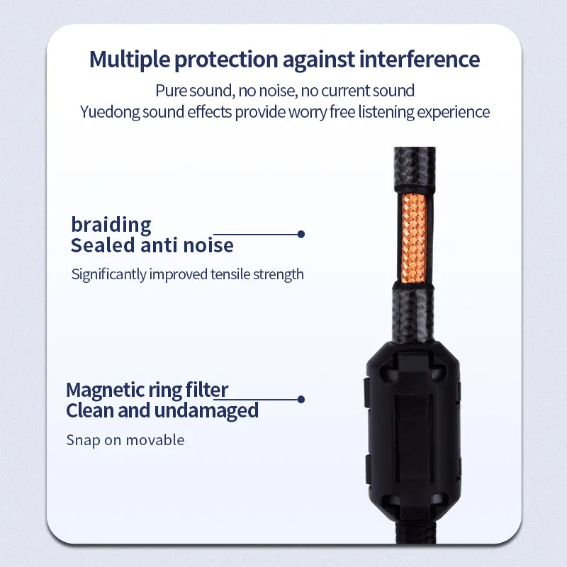 كابل RCA HiFi ستيريو 3.5 مللي متر إلى 2RCA كابل الصوت لمكبر الصوت الهاتف المحمول الكمبيوتر سطح المكتب الصوت AUX RCA جاك 3.5 Y الفاصل