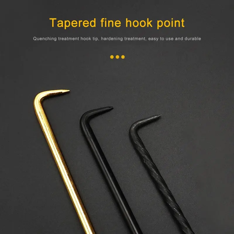 Rebar Tie Hook Construction Threaded Pile Core Steel Bar Binding Hooks Rotation Semi-automatic Rebar Tie Wire Twister 1Pcs