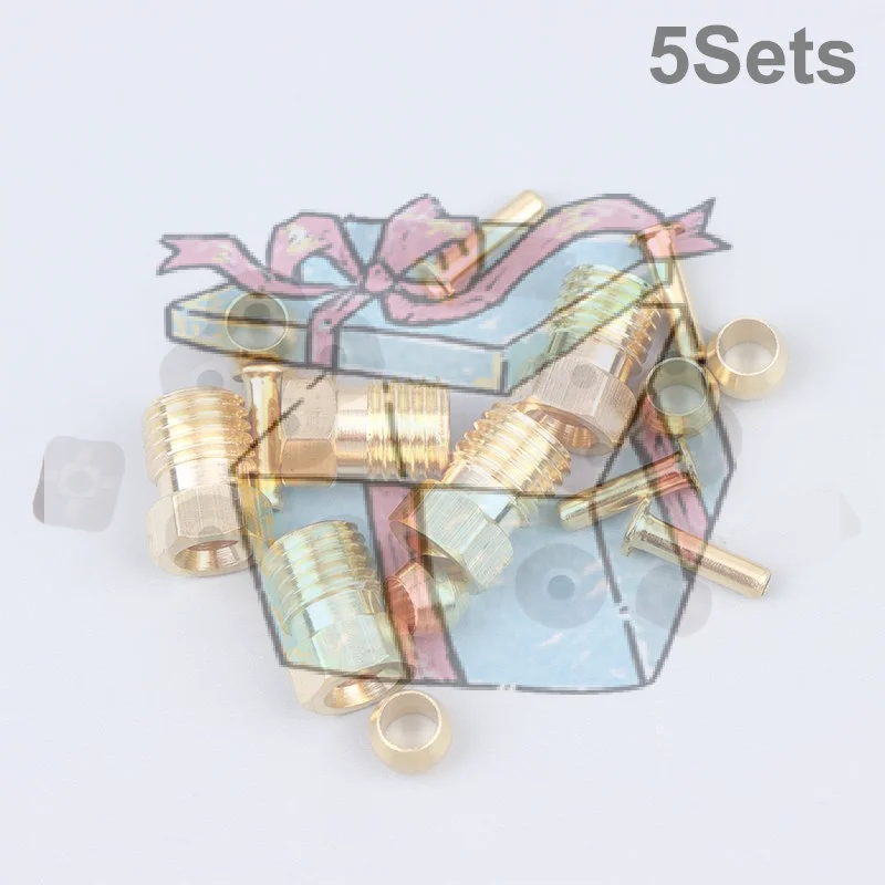 

【CCA】High Quality Brass Fittings Sealing Ferrule Liner CNC Machine Hose Tubing Fittings M10 M8 M12 4mm 6mm 8mm