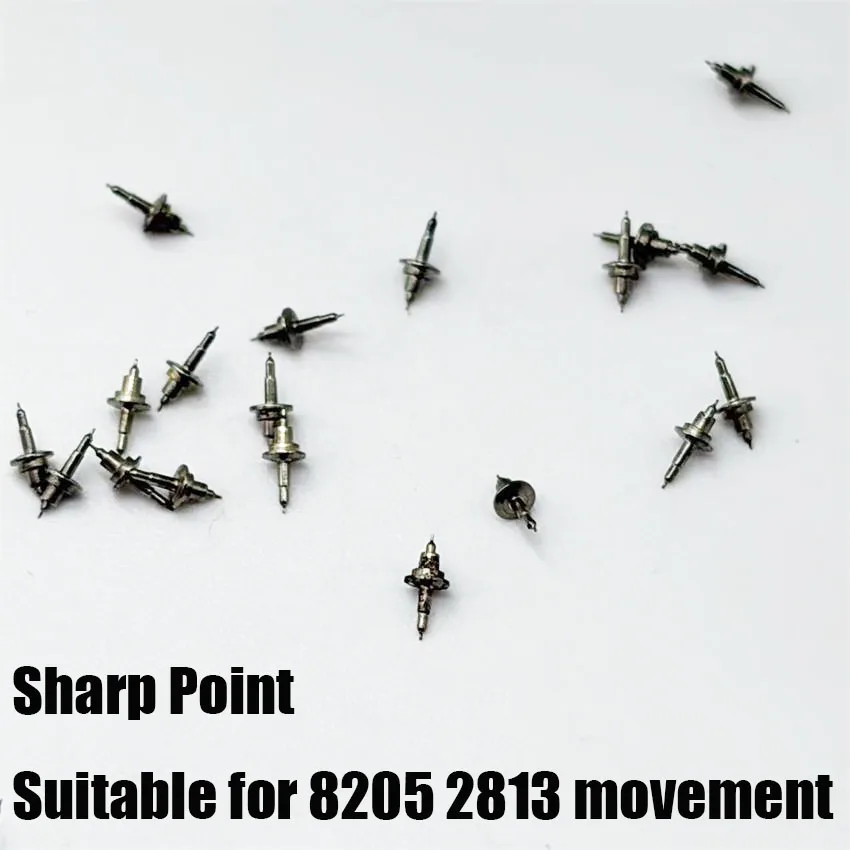 5pcs 8205 Sharp Point Pendulum Axis Pendulum Wheel Axis Core Domestic Mechanical Movement Accessories Watch Repair Parts