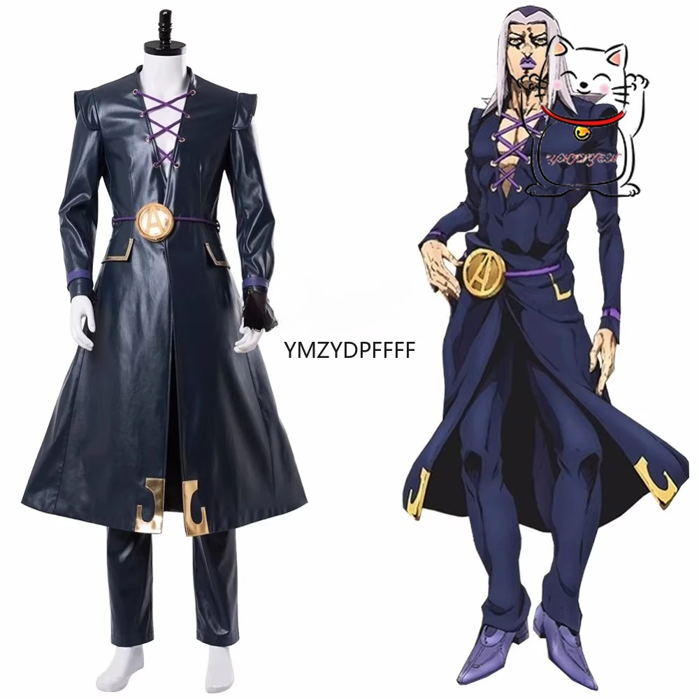 

Anime Leo Apaki cosplay costume set with free headwear Halloween carnival carnival night music festival