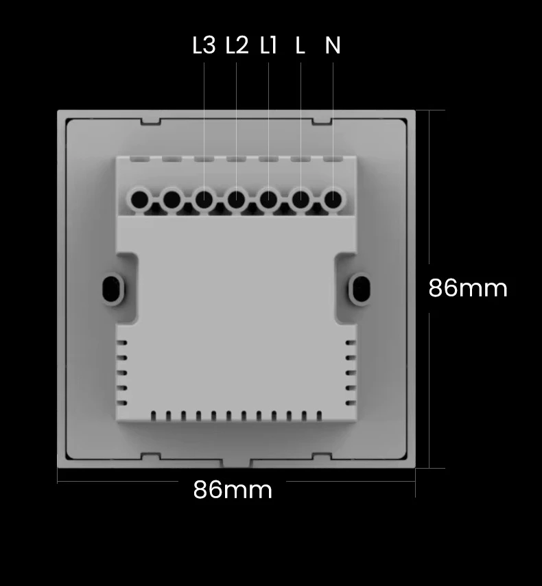 Suitable for wireless network compatible remote control switch to achieve voice control of smart home lighting